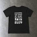 Conceived the Night of Some Emo Band's 20th Anniversary Show toddler tee in black, laid flat