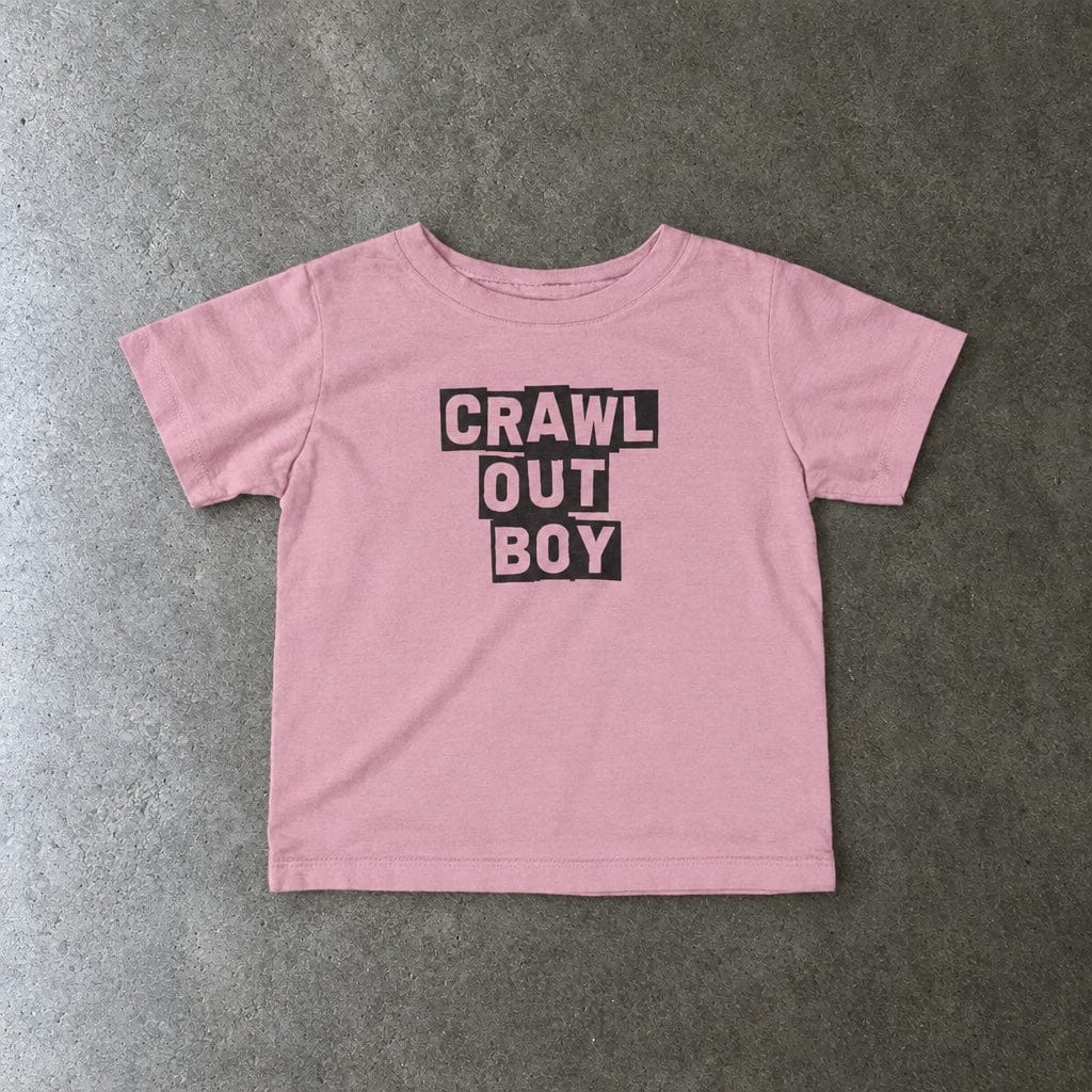 Crawl Out Boy - Infant Tee CA Pink / 6M