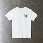 Emo Moms Club Tee toddler tee in white, laid flat
