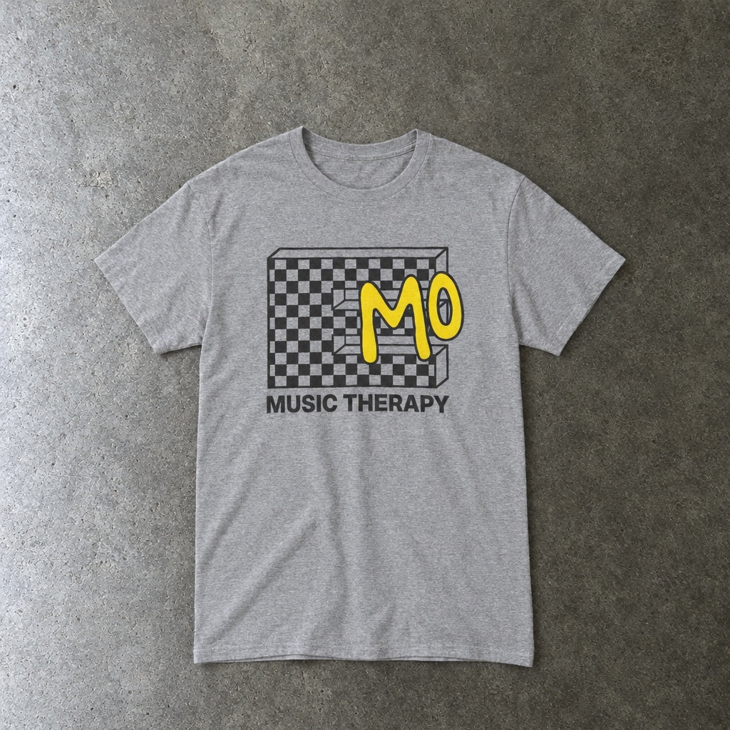 Emo Music Therapy BYW Tee toddler tee in sport grey, laid flat