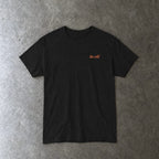I'm Too Old For This Pit Danny Tee in black, laid flat
