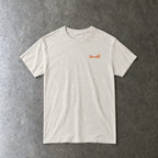 I'm Too Old For This Pit Danny Tee in natural, laid flat