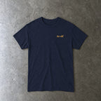 I'm Too Old For This Pit Danny Tee in navy, laid flat