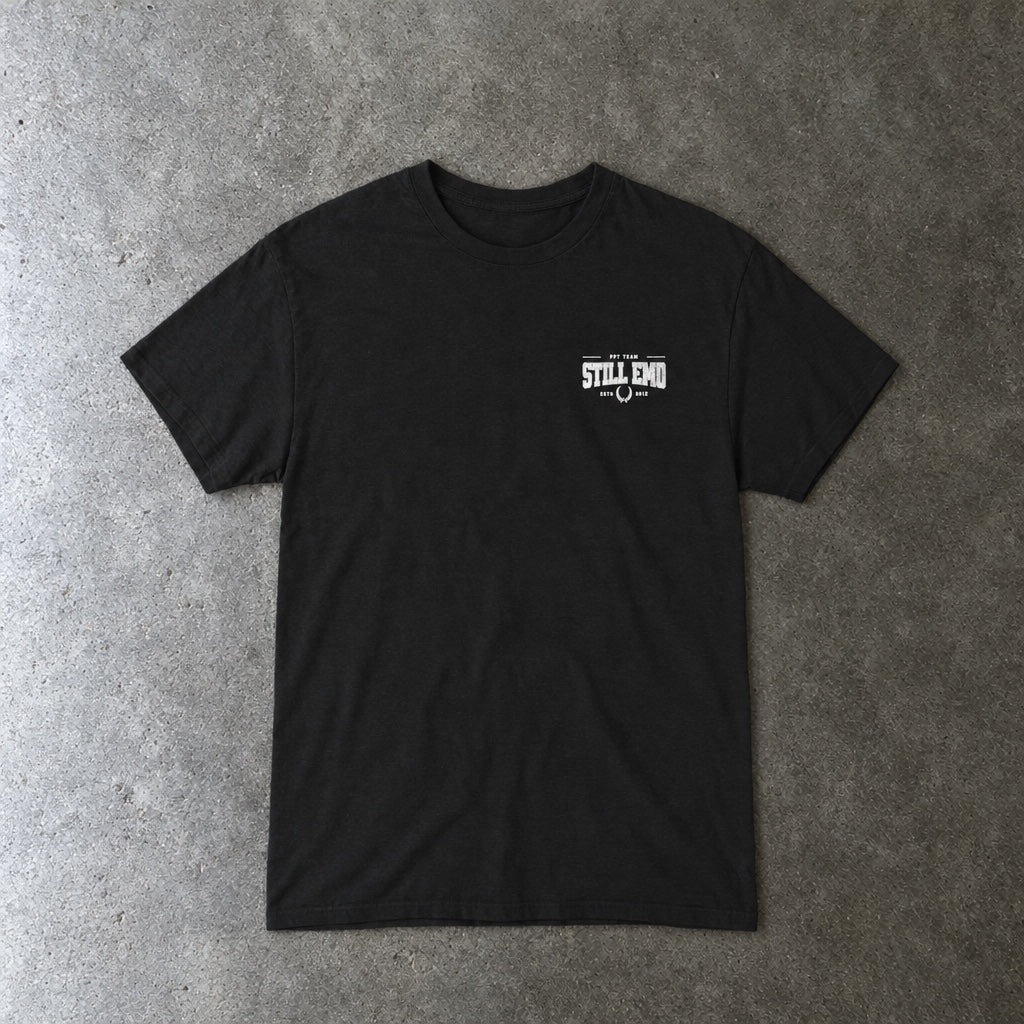 In the Early 2000s Tee toddler tee in black, laid flat