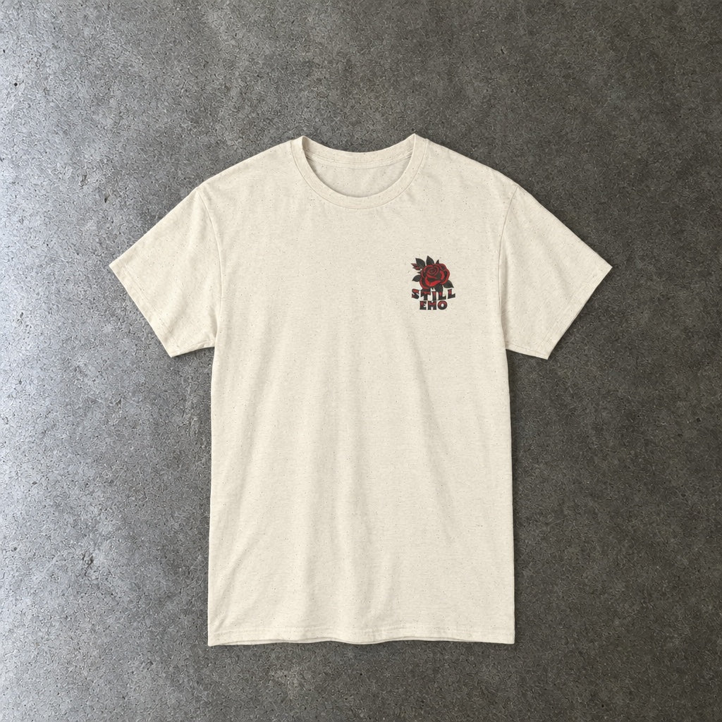 Still Not Okay Tee toddler tee in natural, laid flat