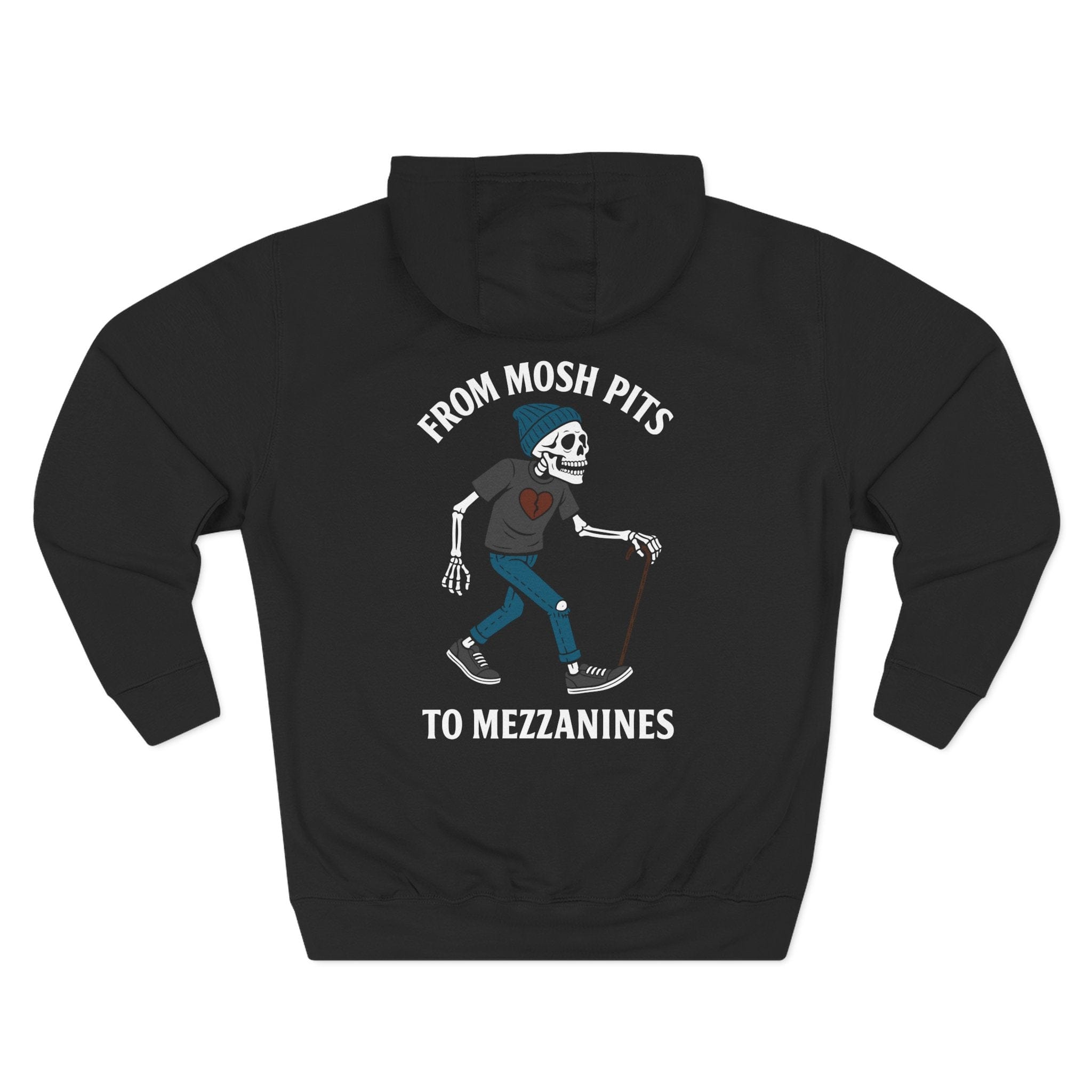 From Mosh Pits to Mezzanines Hoodie S / Black