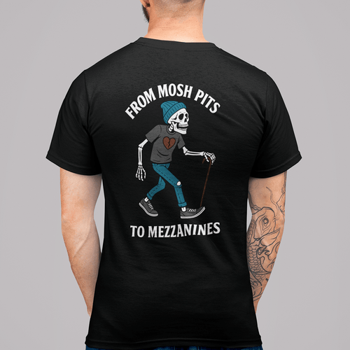 From Mosh Pits to Mezzanines Tee – ElderEmo.com