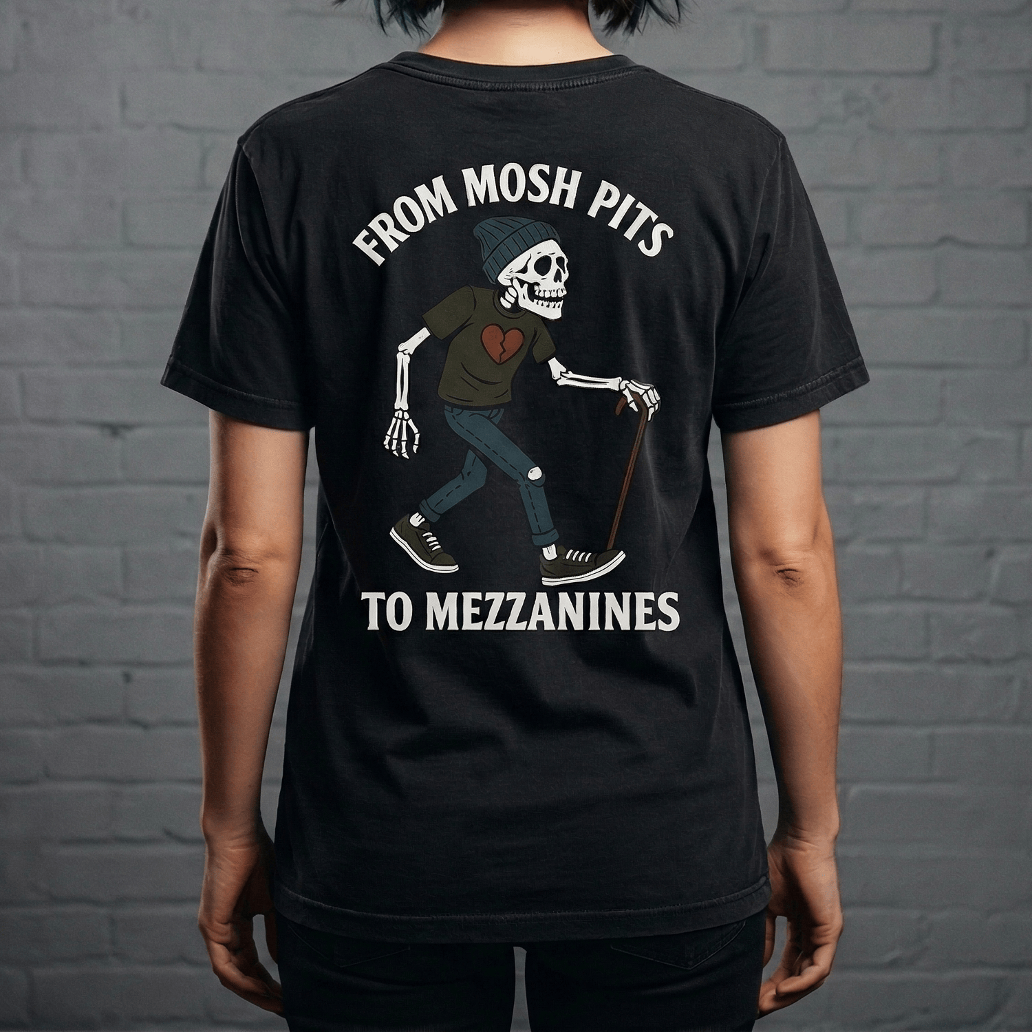 From Mosh Pits to Mezzanines Tee on Comfort Colors