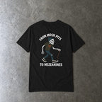 From Mosh Pits to Mezzanines Tee on Comfort Colors Black / S
