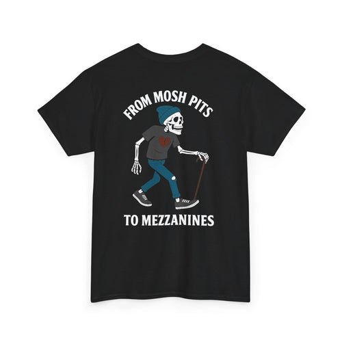 From Mosh Pits to Mezzanines Tee S / Black