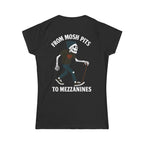 From Mosh Pits to Mezzanines - Women's Tee CA S / Black