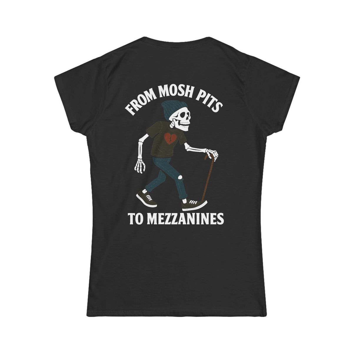 From Mosh Pits to Mezzanines - Women's Tee CA S / Black