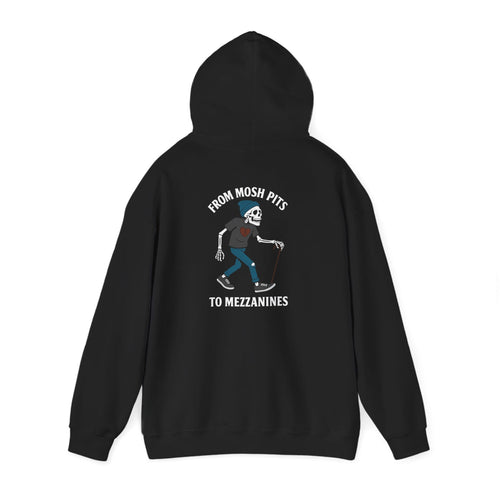 From Moshpits to Mezzanines Hoodie S / Black