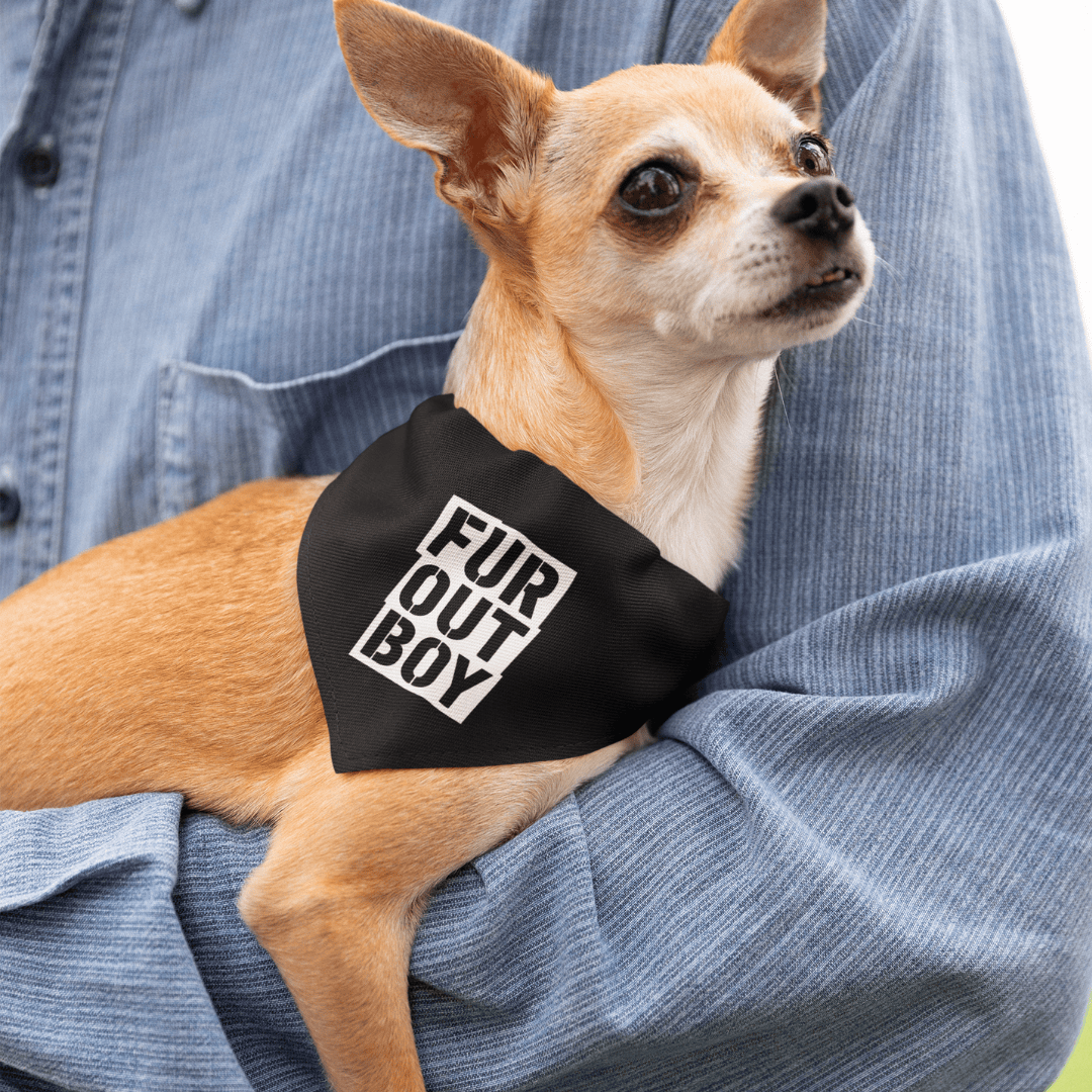 Fur Out Boy Pet Bandana OLD