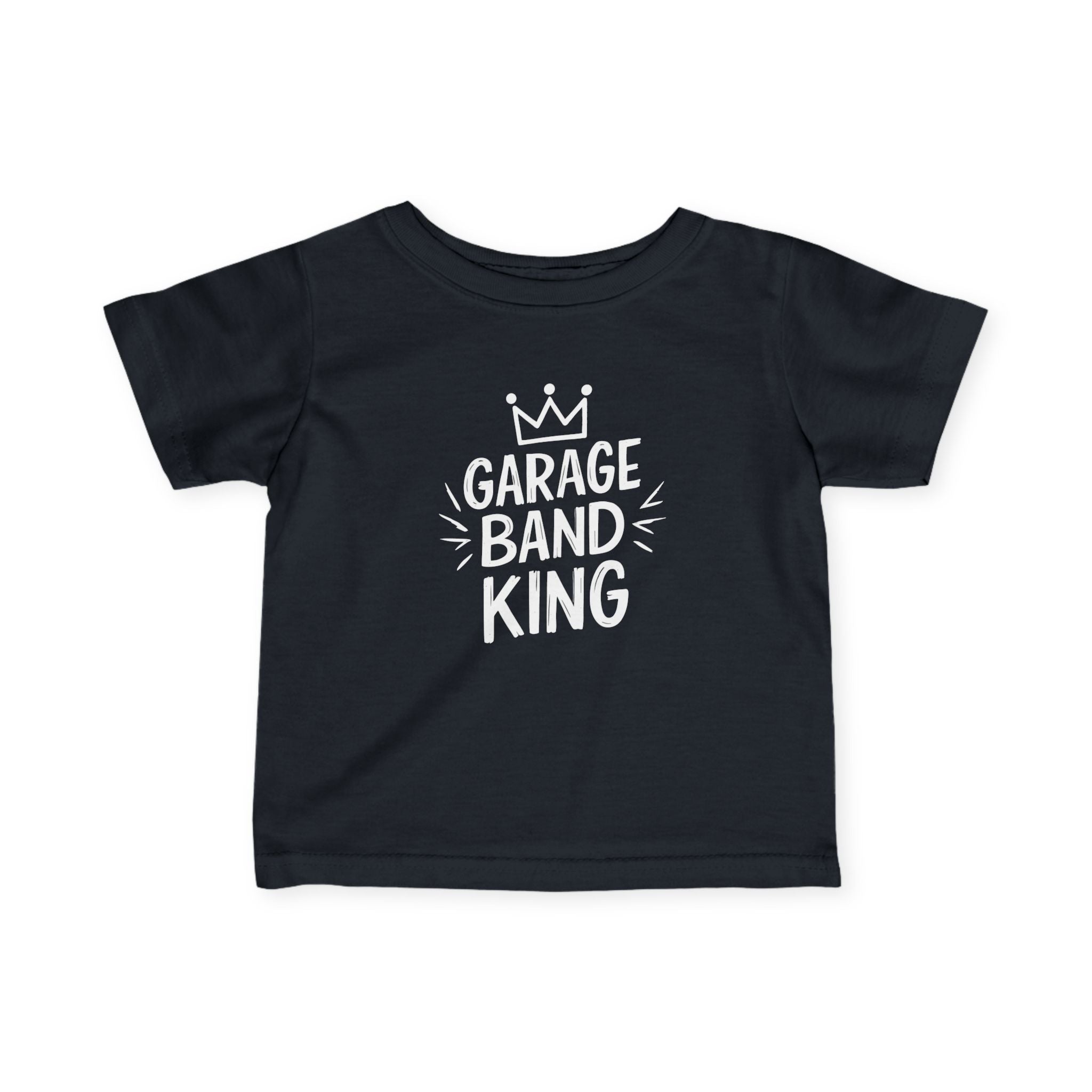Garage Band King - Infant Tee Black / 6M