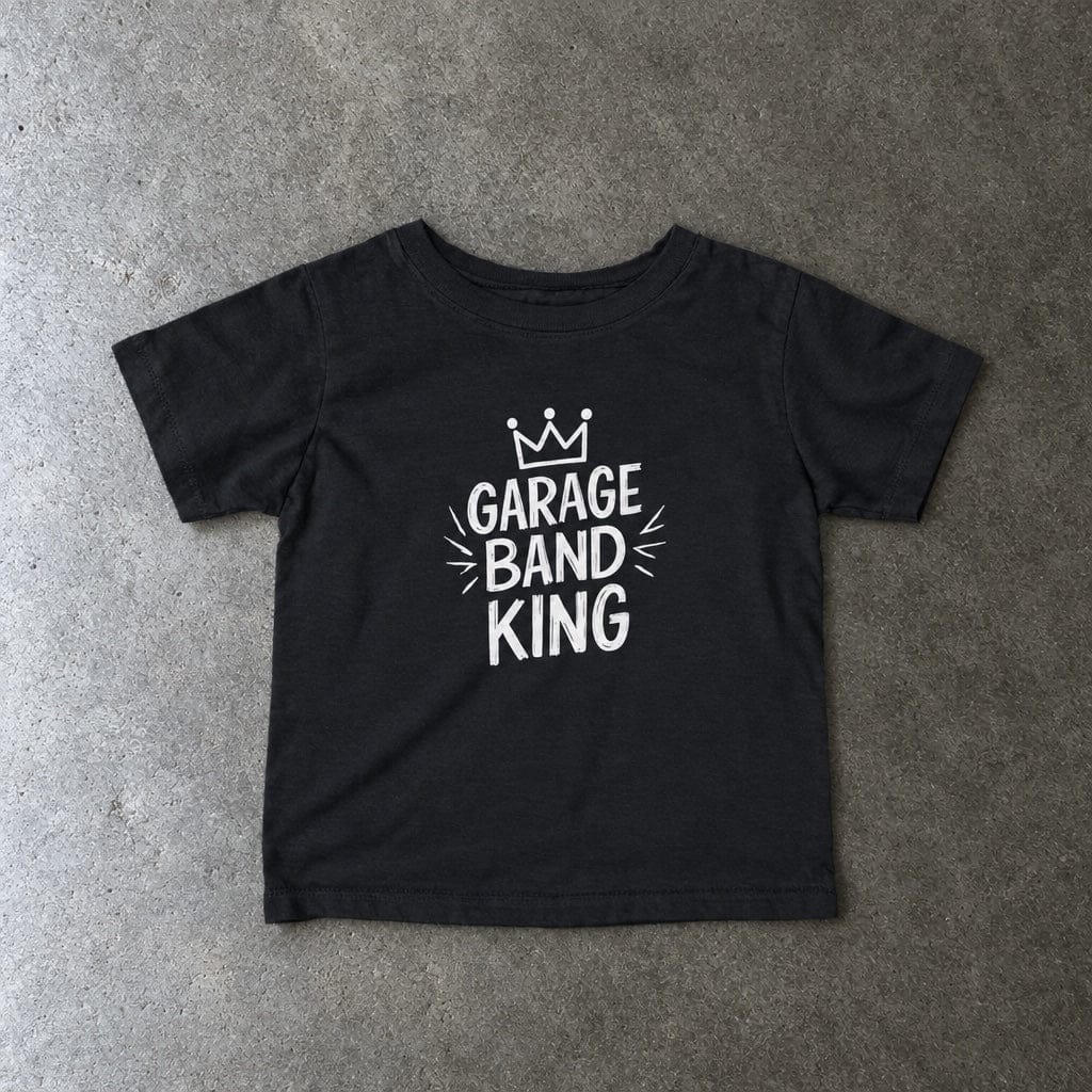 Garage Band King - Infant Tee CA Black / 6M