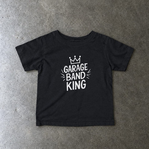 Garage Band King - Infant Tee CA Black / 6M