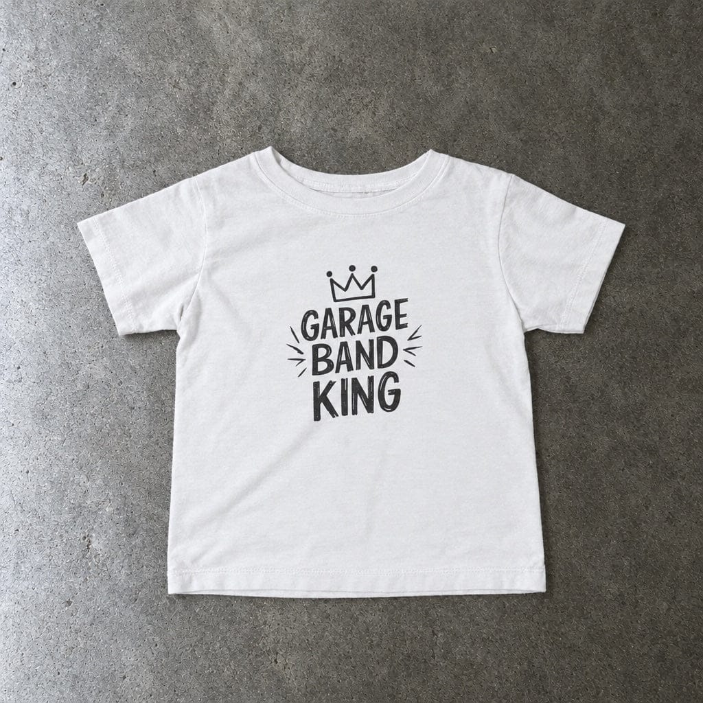 Garage Band King - Infant Tee CA White / 6M