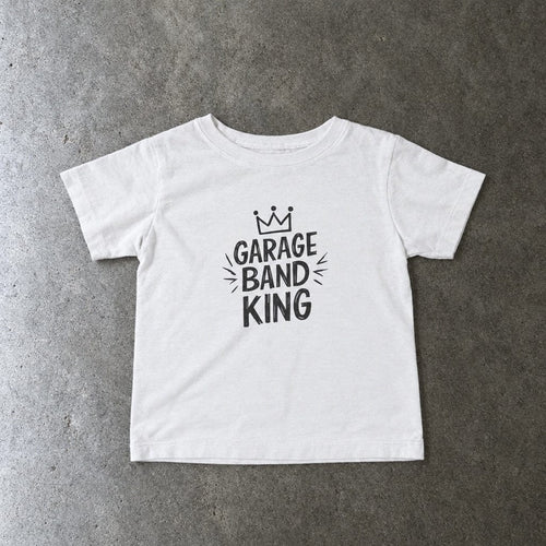 Garage Band King - Infant Tee CA White / 6M