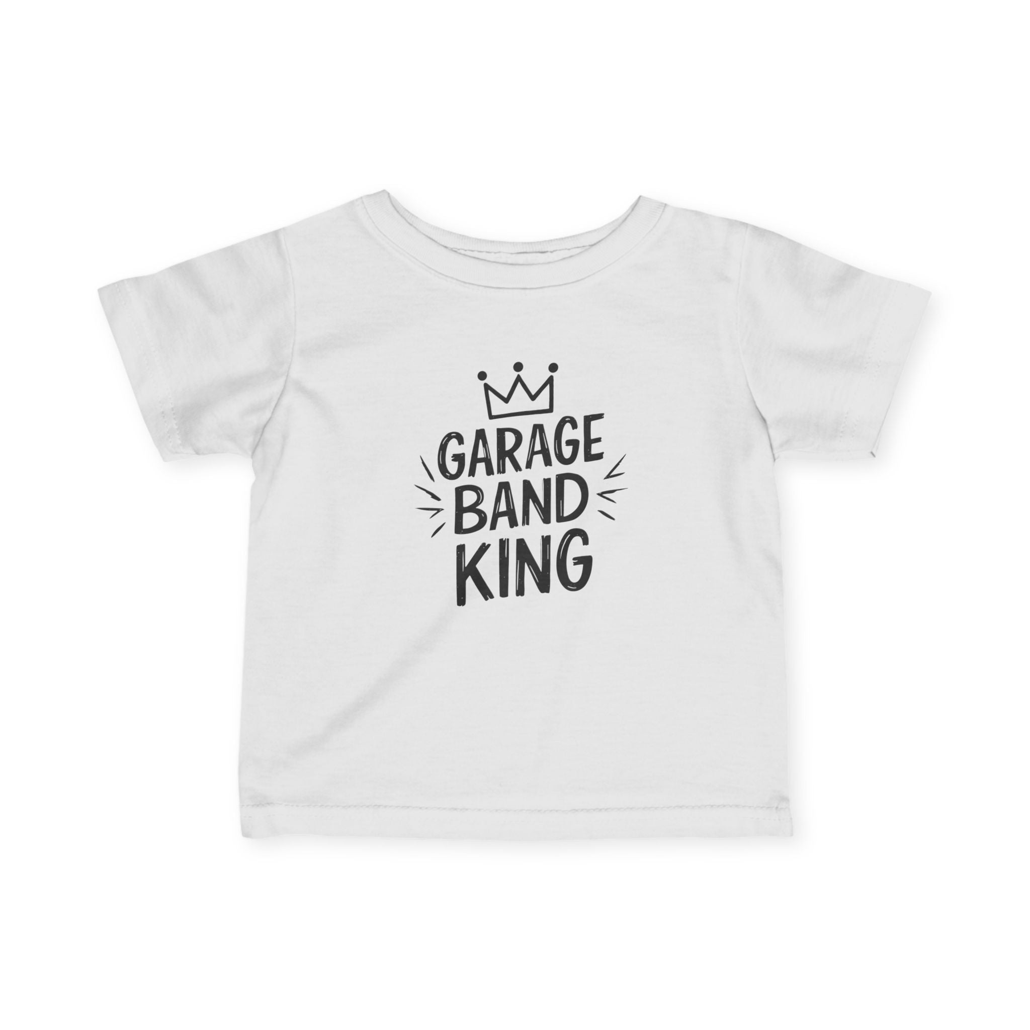Garage Band King - Infant Tee White / 6M