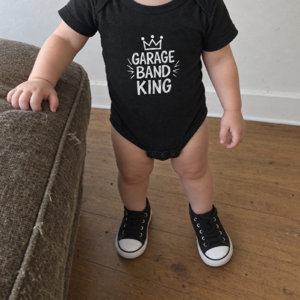 Garage Band King - Onesie