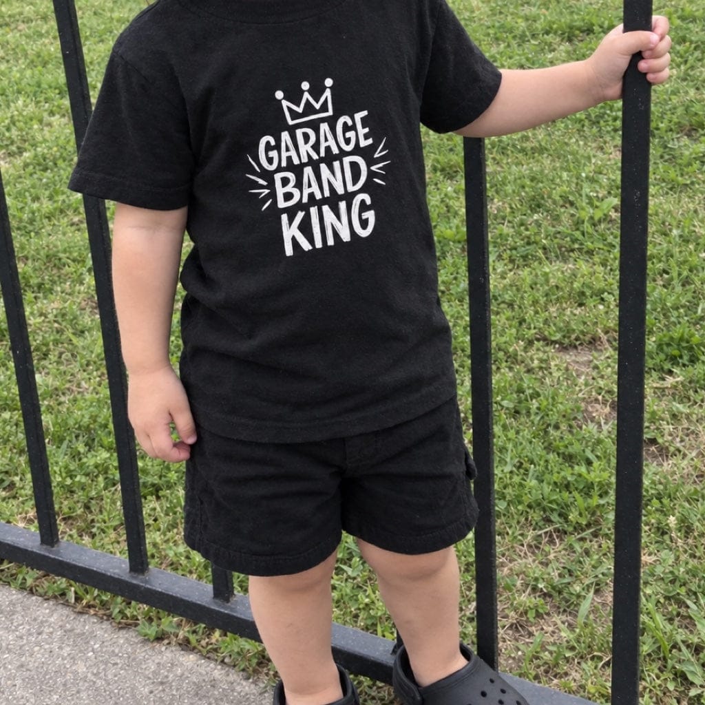 Garage Band King - Toddler Tee CA