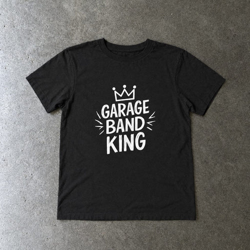 Garage Band King - Toddler Tee CA Black / 2T