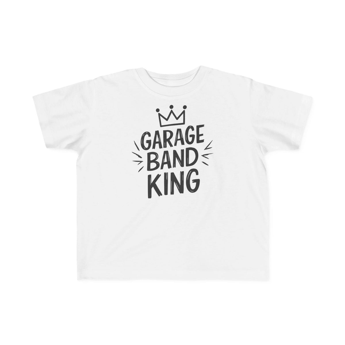 Garage Band King - Toddler Tee CA White / 2T