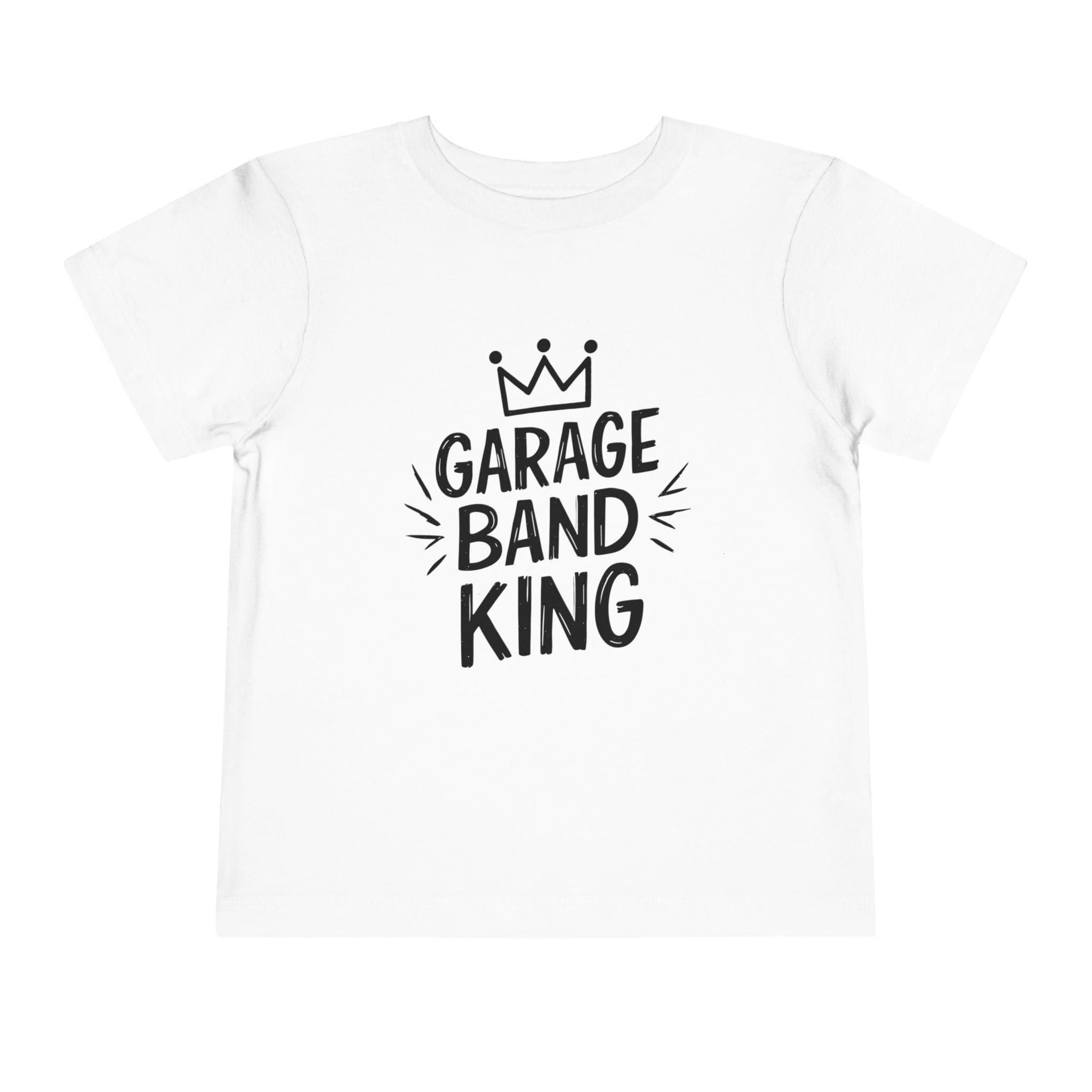 Garage Band King - Toddler Tee White / 2T