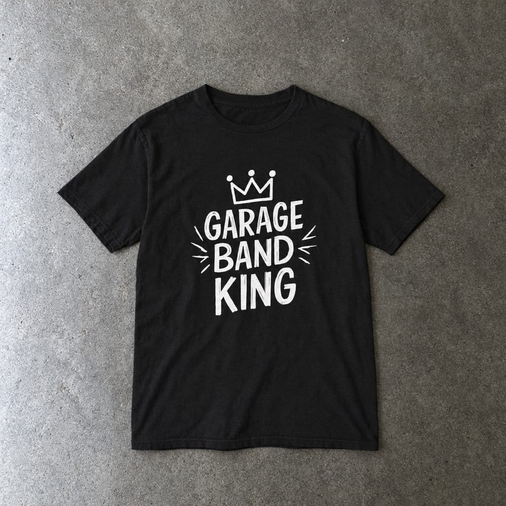 Garage Band King - Youth Tee Black / XS