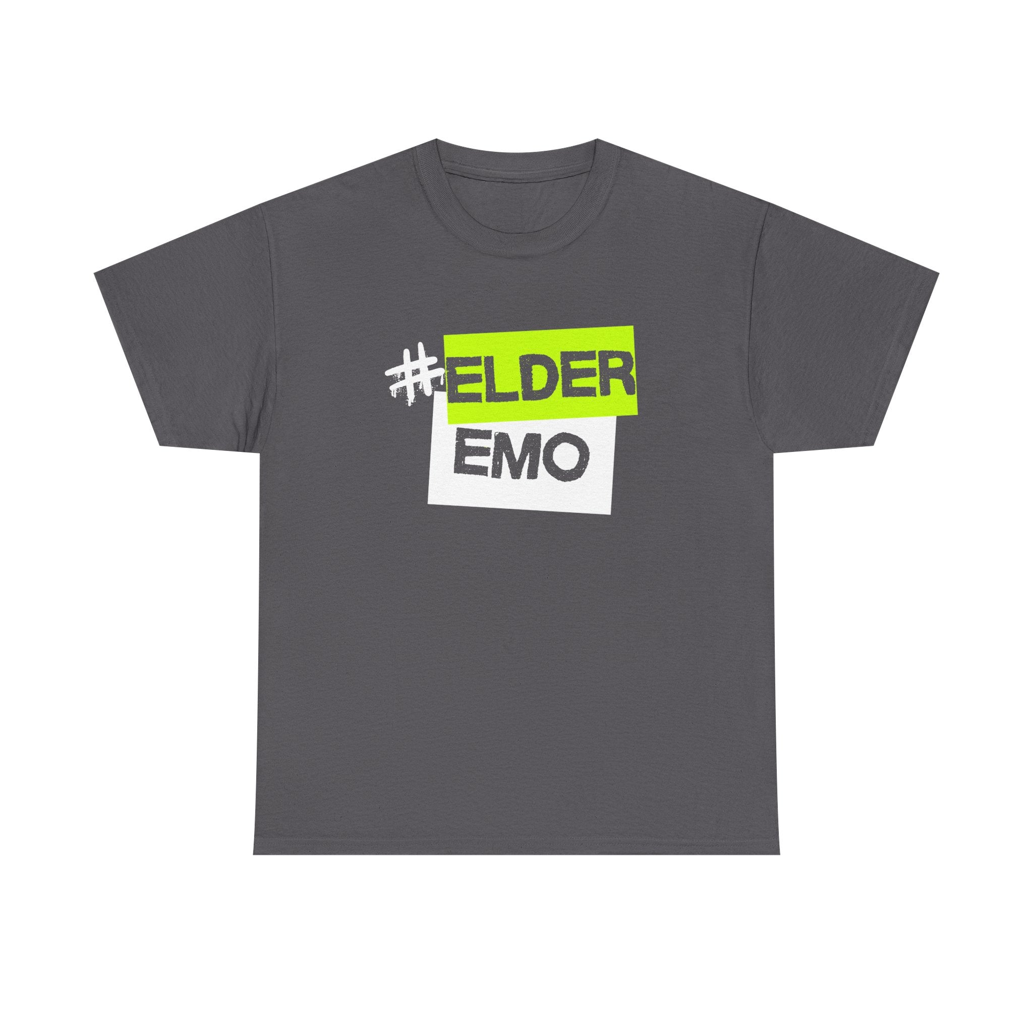 hashtag elder emo Tee Charcoal / S