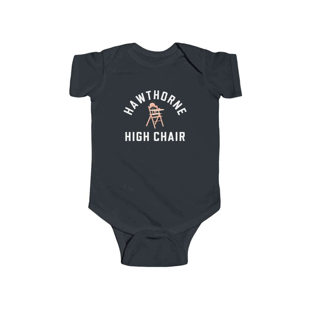 Hawthorne High Chair - Onesie CA Black / NB (0-3M)