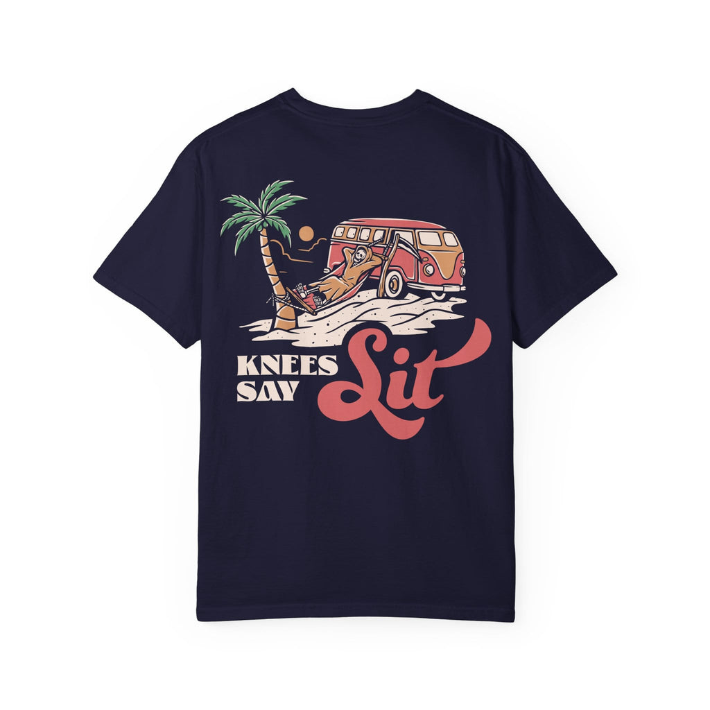 Heart Says Pit, Knees Say Sit Tee on Comfort Colors