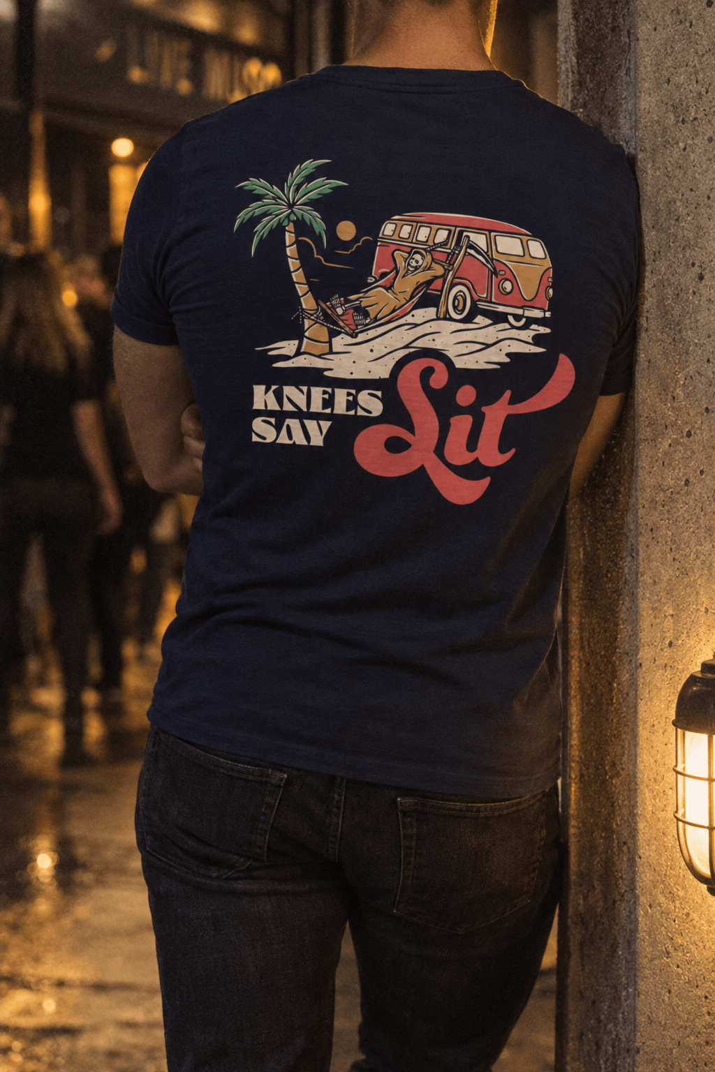 Heart Says Pit, Knees Say Sit Tee on Comfort Colors