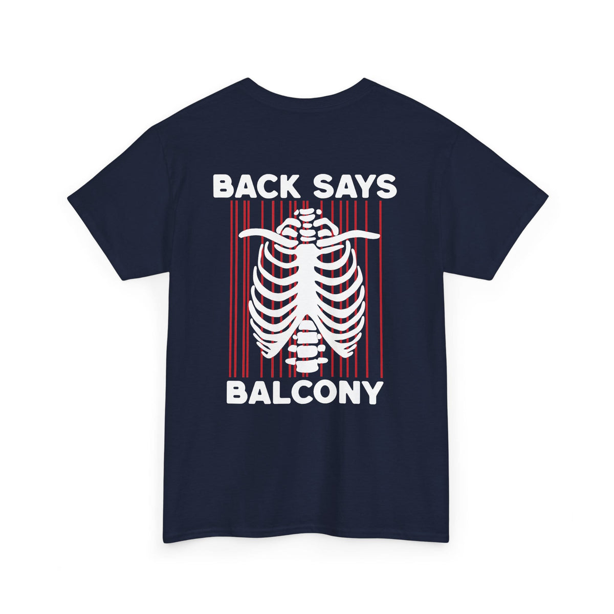 Hearts Says Pit, Back Says Balcony Tee S / Navy