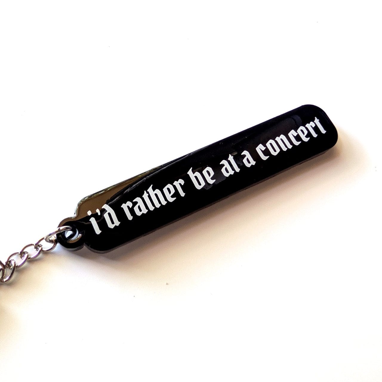 I'd Rather be at a Concert Keychain