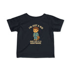 I'm Just A Kid - Infant Tee Black / 6M