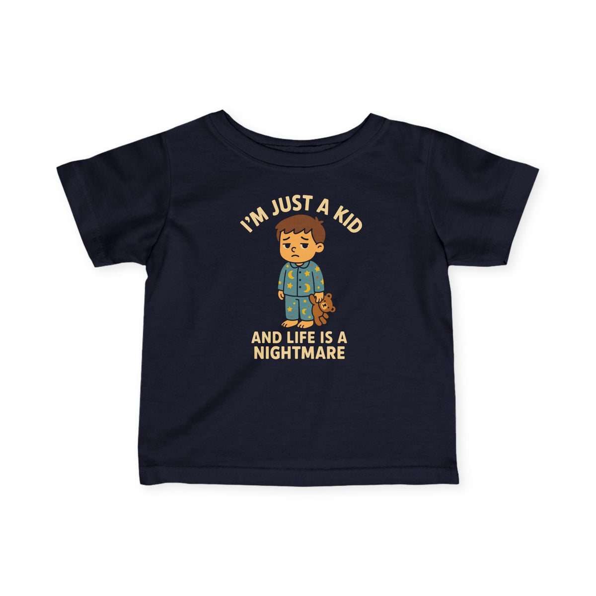 I'm Just A Kid - Infant Tee CA Navy / 6M