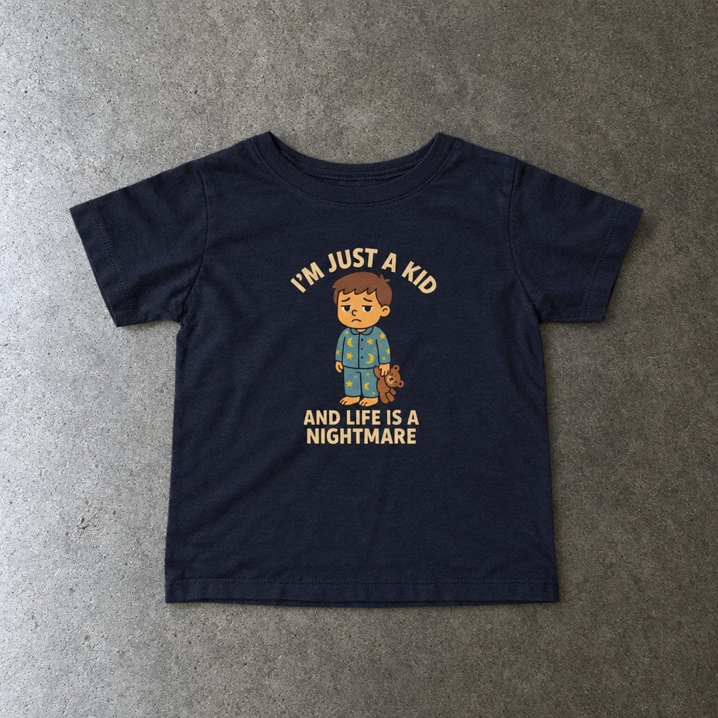 I'm Just A Kid - Infant Tee CA Navy / 6M