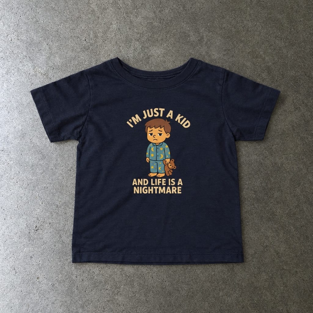I'm Just A Kid - Infant Tee Navy / 6M