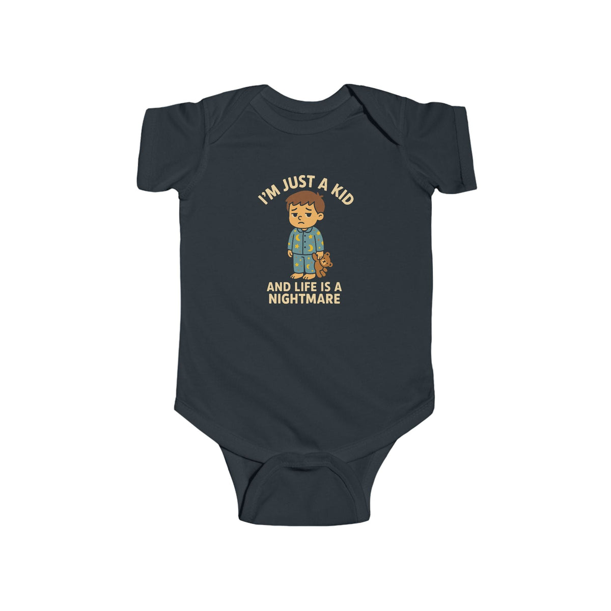 I'm Just A Kid - Onesie CA Black / NB (0-3M)