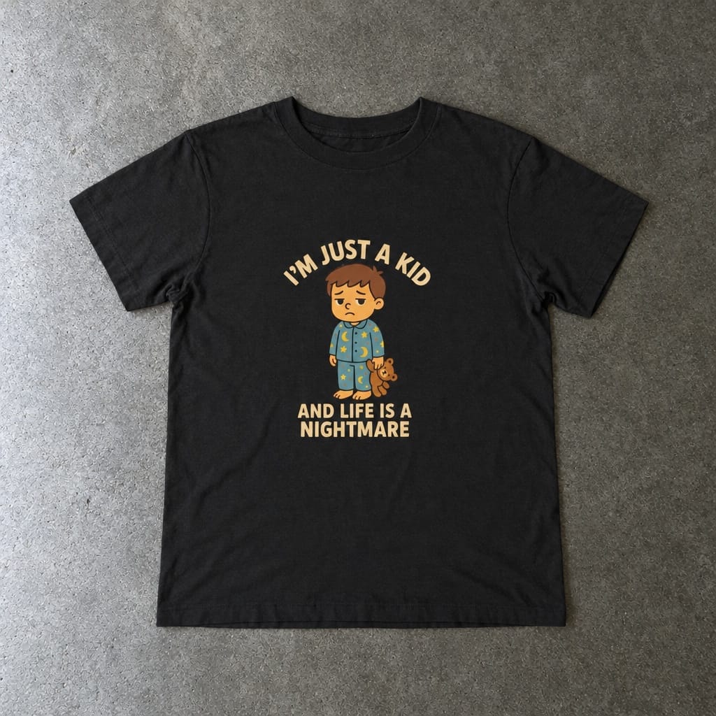 I'm Just A Kid - Toddler Tee Black / 2T