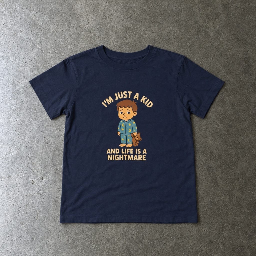 I'm Just A Kid - Toddler Tee Navy / 2T