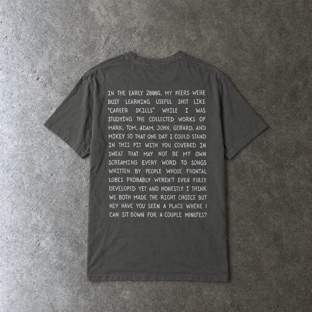 In the Early 2000s Tee on Comfort Colors Pepper / M