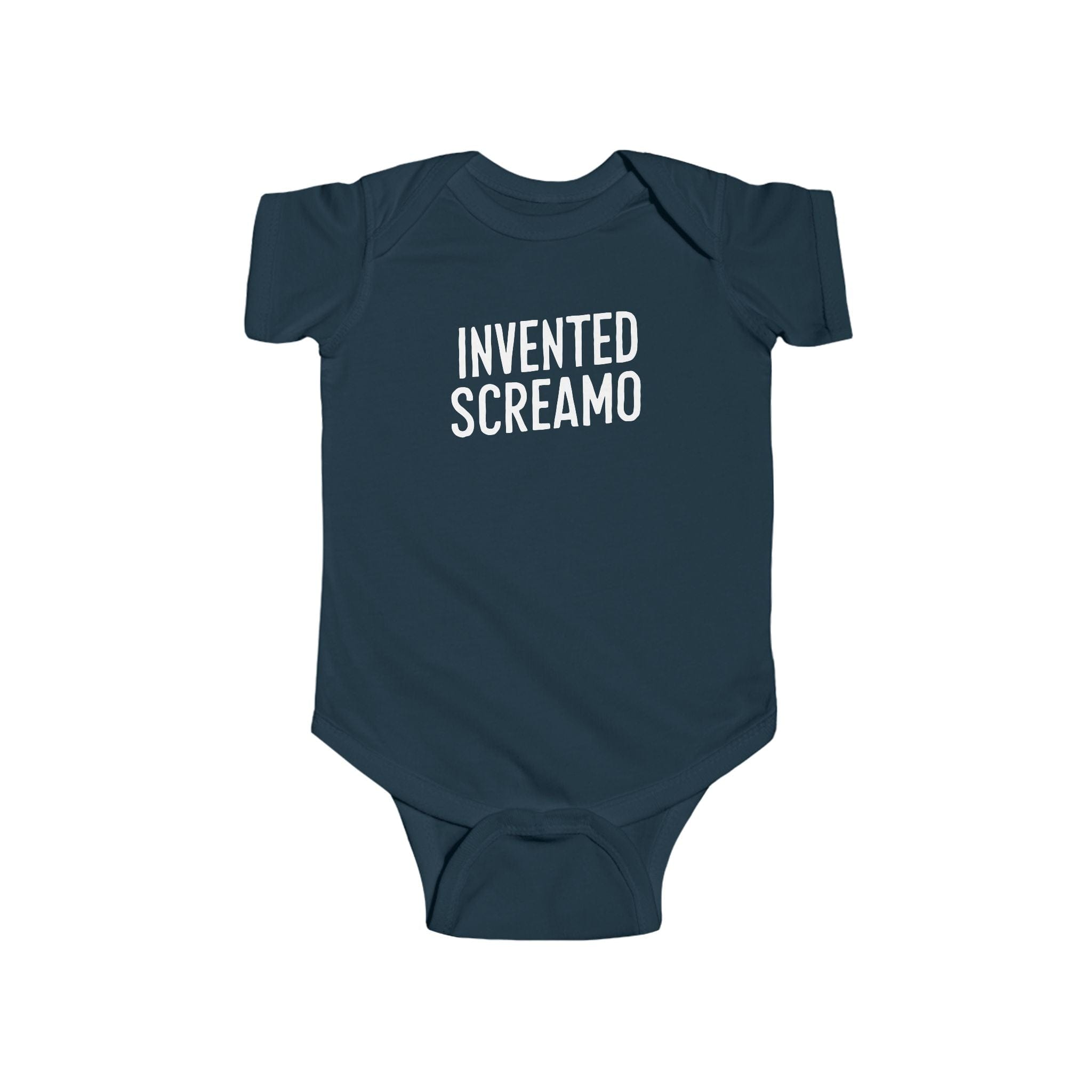 Invented Screamo - Onesie Navy / NB (0-3M)