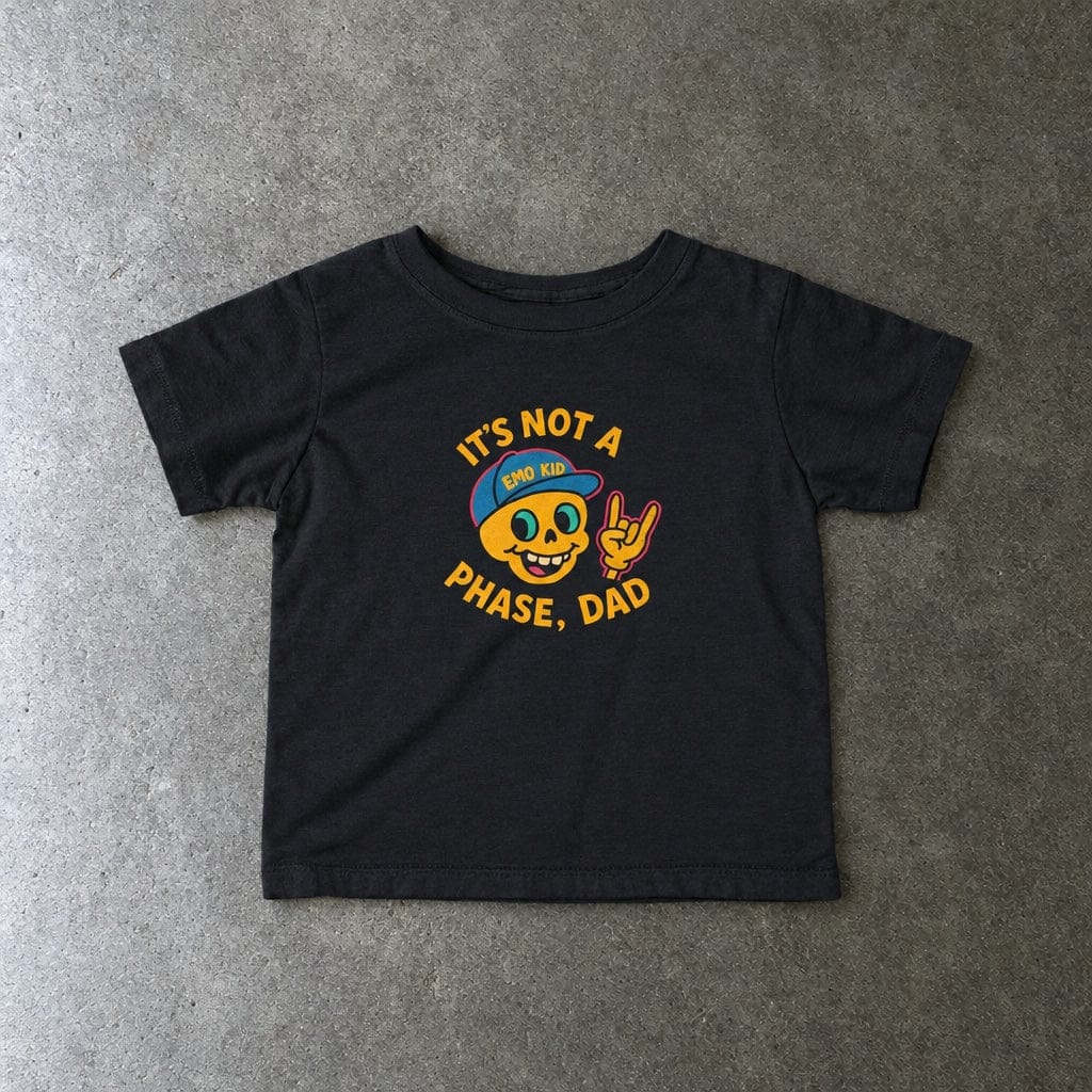 It's Not A Phase, Dad - Infant Tee CA Black / 6M
