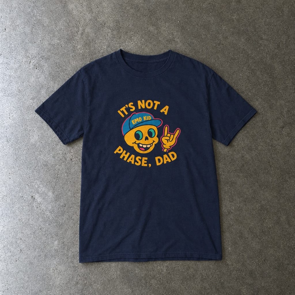 It's Not A Phase, Dad - Youth Tee Navy / XS