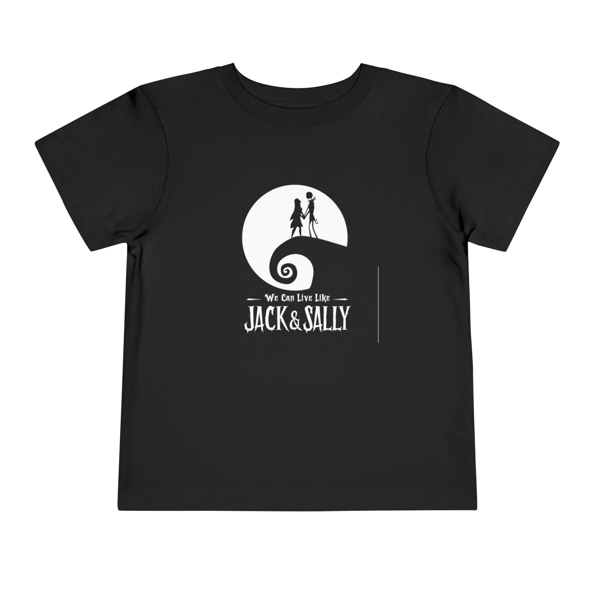 Jack & Sally Toddler Tee Black / 2T