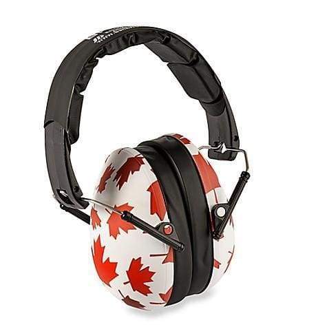Kids Hearing Protection Earmuffs - (Prints) Canada Maple Leaf / Kids 2+