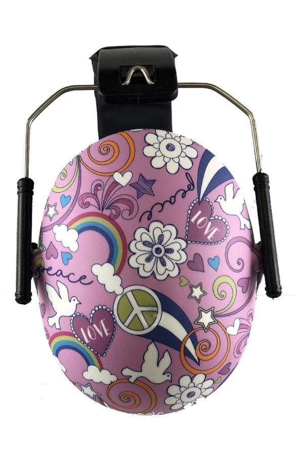 Kids Hearing Protection Earmuffs - (Prints) Peace Doodle / Kids 2+